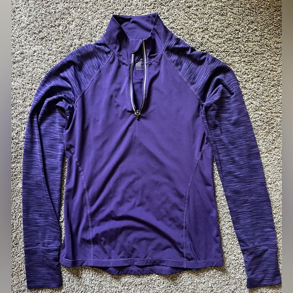 Ideology Tops - Ideology Activewear Purple/Grey Long Sleeve Size S